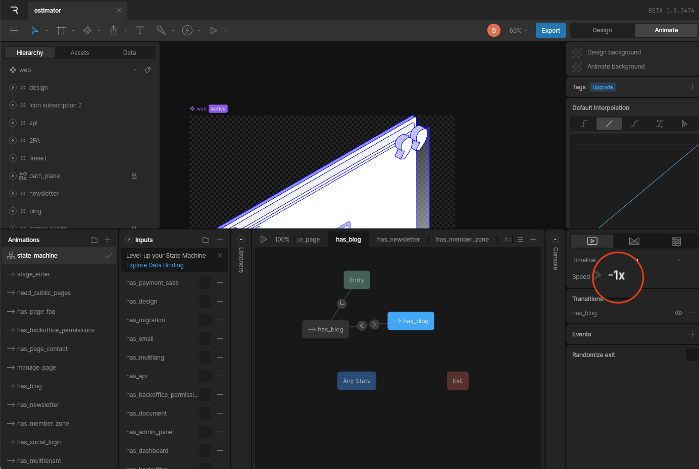 State machine étape 2